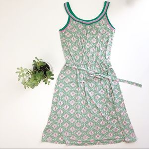 Boden Phone Cord Print Dress 10 tall